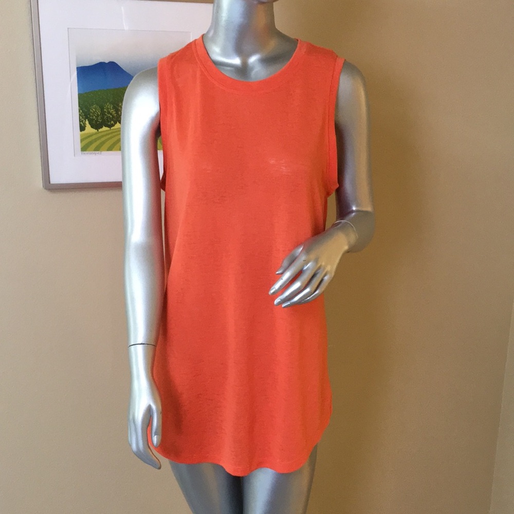 Athleta Breezy Tank Lightweight with a linen-like texture